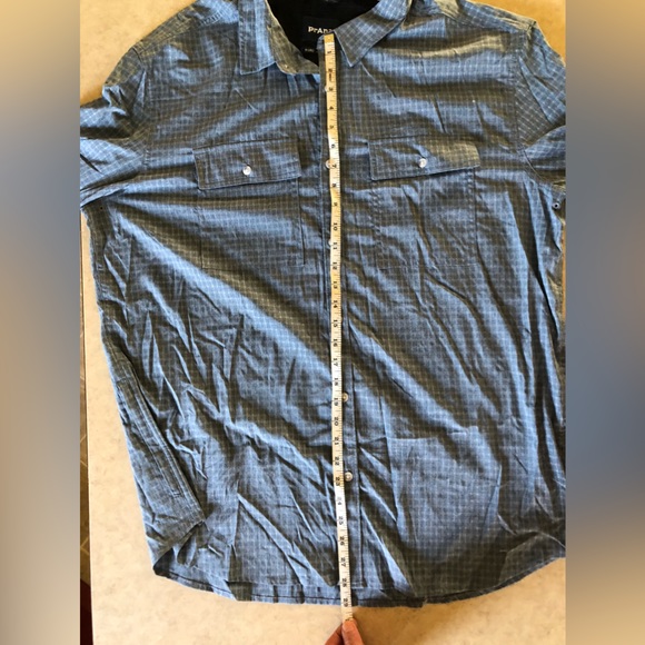 Prana men’s long sleeve button down shirt size xl - Picture 5 of 6